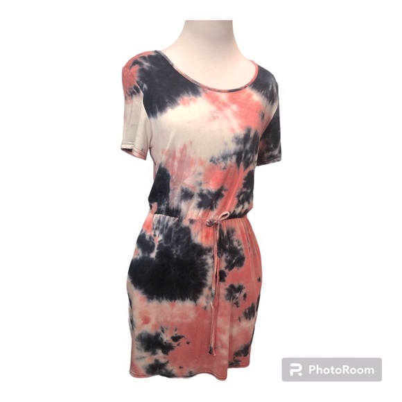 Simply southern Tie dye mini T-shirt dress-size small - Picture 1 of 7